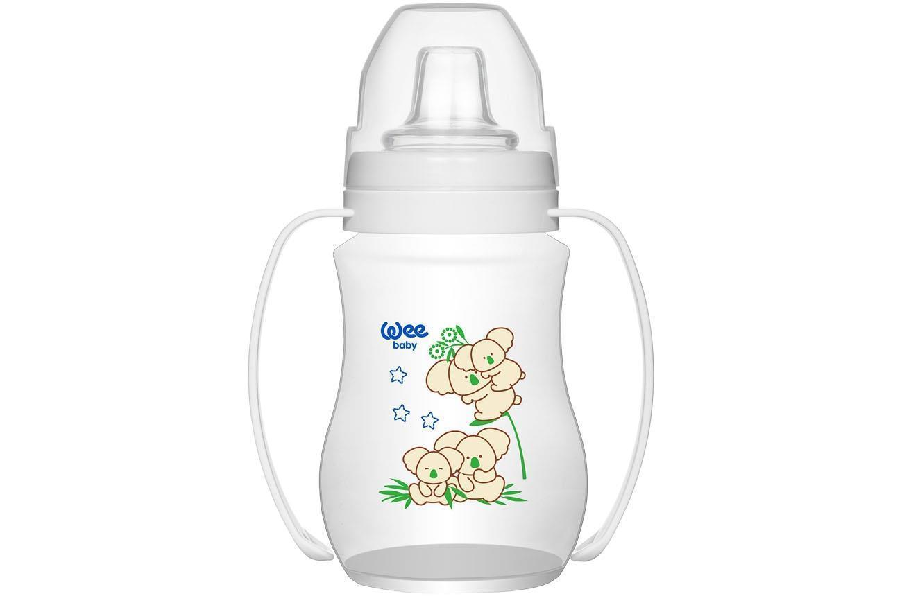Wee Baby Akıtmaz Kulplu Bardak 250 Ml Kod : 754 Karma Renk