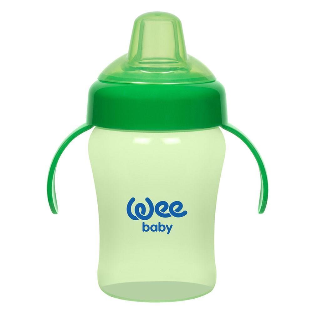 Wee Baby Colorful Akıtmaz Kulplu Bardak 240 Ml Bebek Karma Renk Kod775