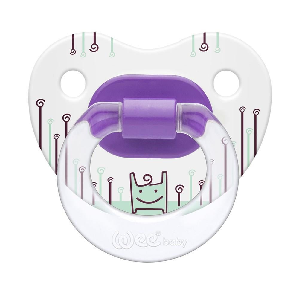 Wee Baby Desenli Gövdeli Damaklı Emzik 0+ Ay