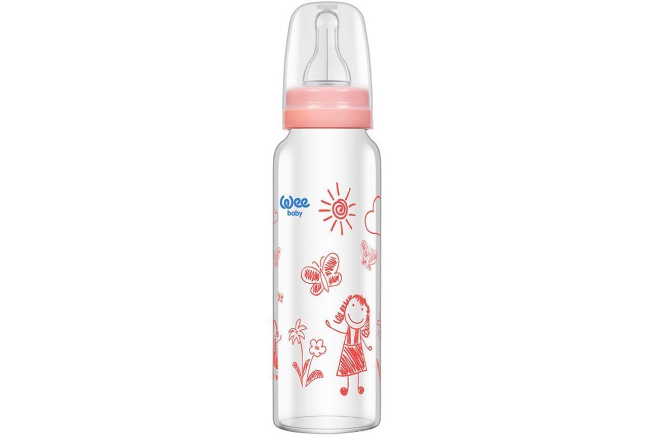 Wee Baby Isıya Dayanıklı Cam Biberon 240 Ml (wee 772) Karma Renk