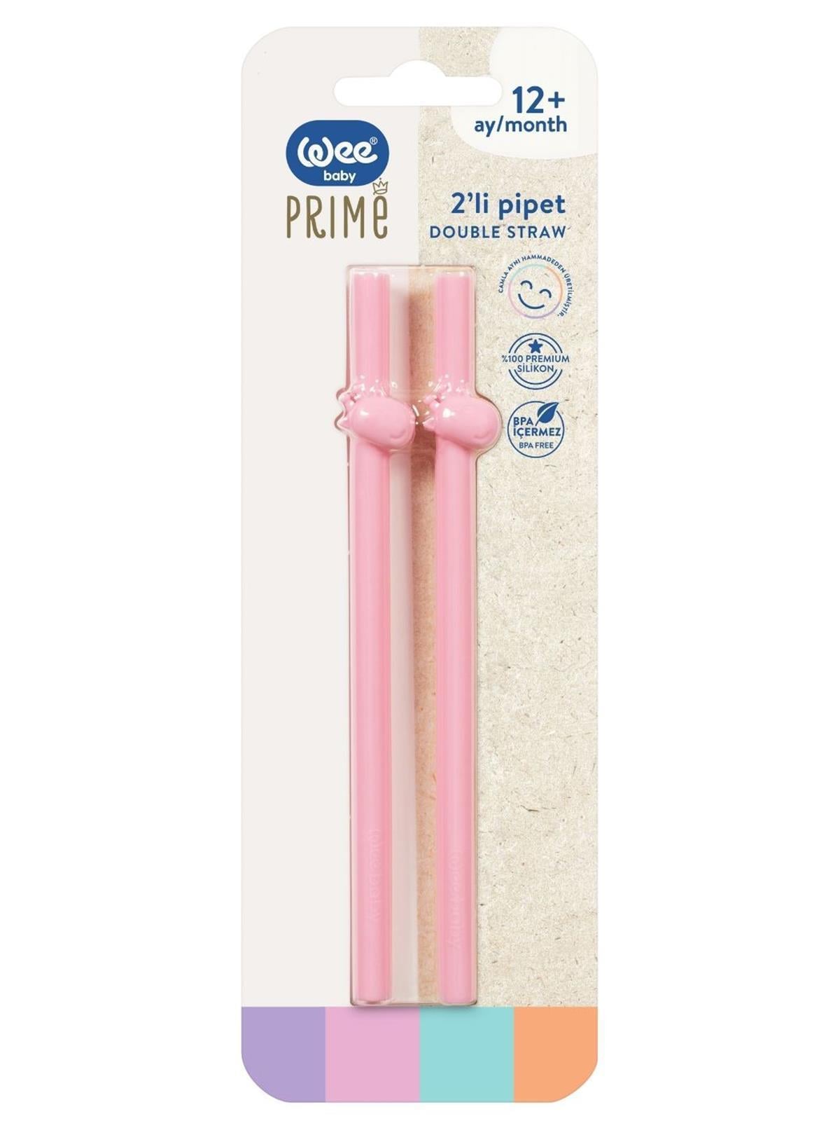 Wee Baby Prime Silikon Pipet Karışık Çok Renkli