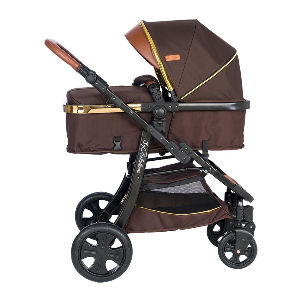 Baby Home 985 Rider Elit 6 İn 1 Çift Yönlü Travel Sistem Bebek Arabası - Kahve