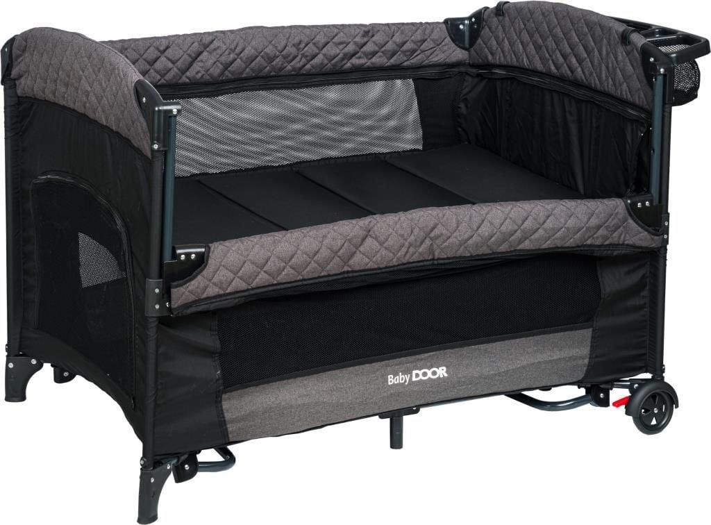 Babydoor Mia Comfort Anne Yanı Park Yatak Oyun Parkı 70x110 - Antrasit