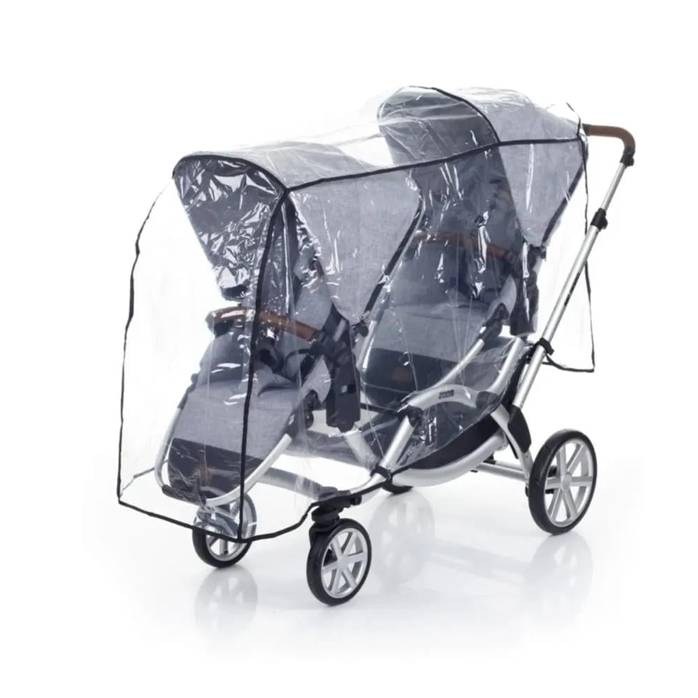Coolbaby İkiz Bebek Arabası Arka Arkaya Yağmurluk