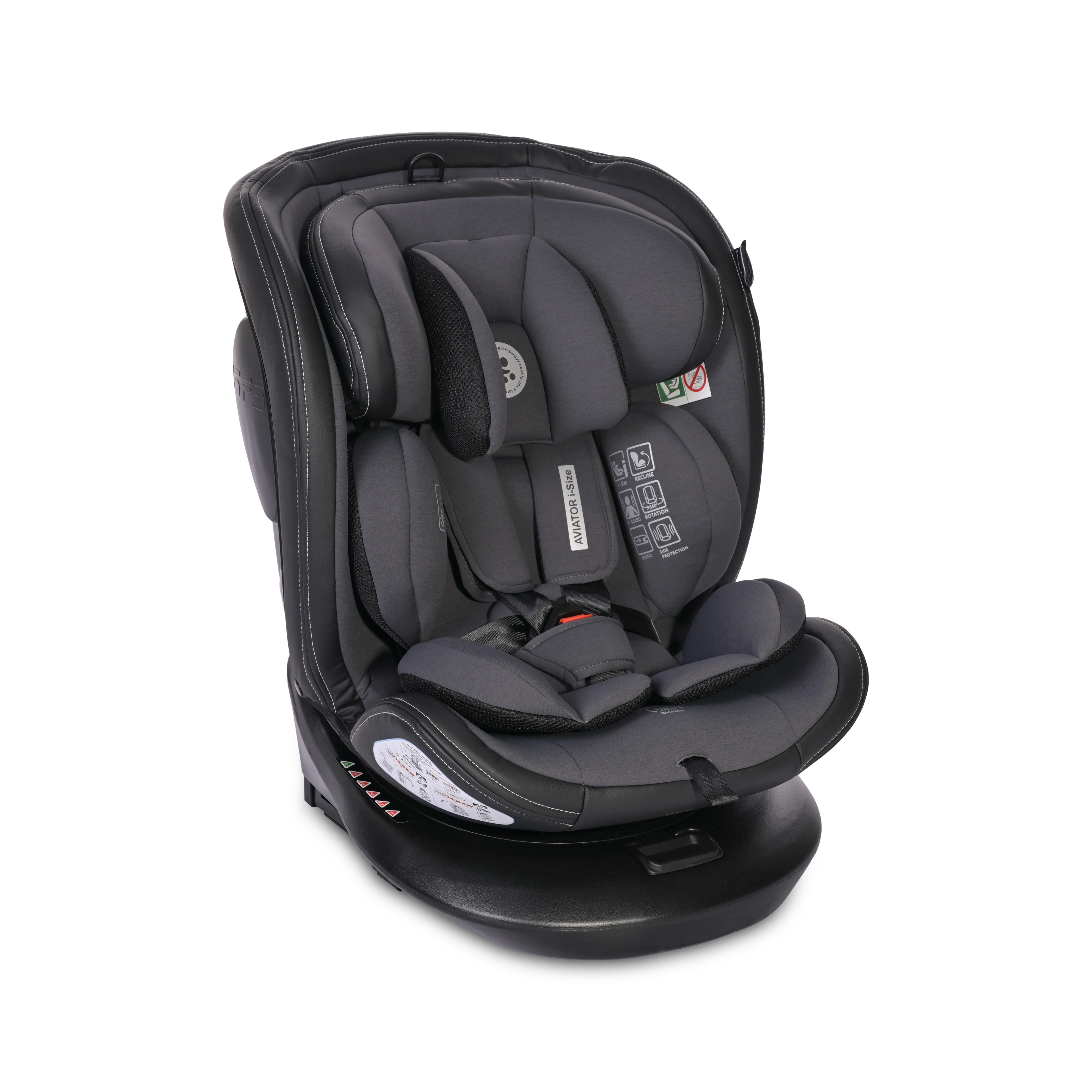 Lorelli Aviator 0-36 Kg İsofix Oto Koltuğu- Black Dark Grey