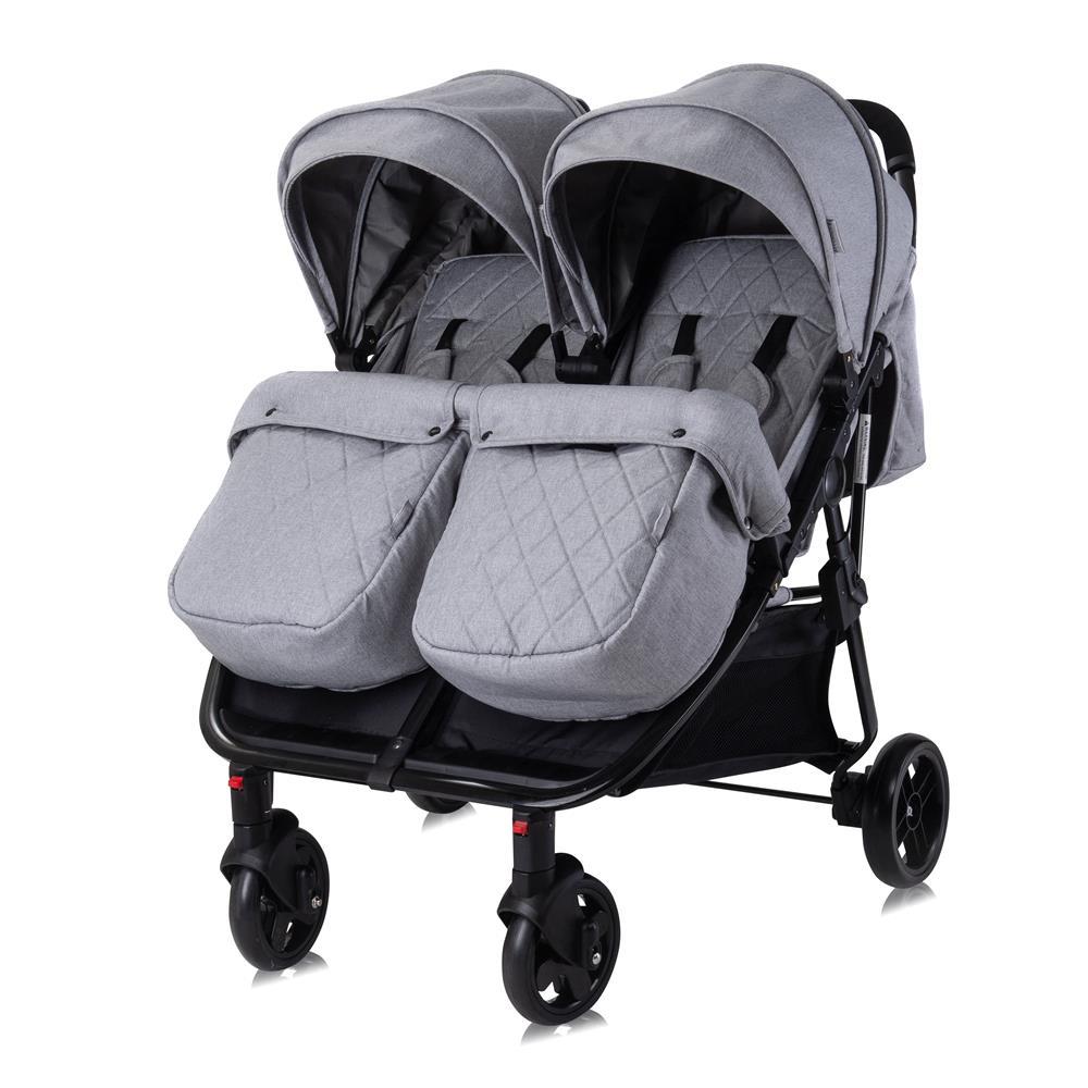 Lorelli Duo İkiz Bebek Arabası – Grey