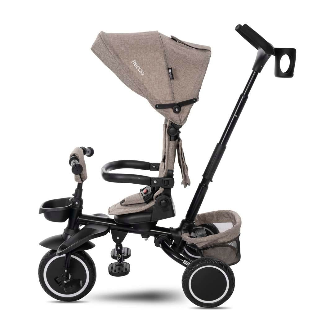 Lorelli Freccia Katlanabilir Çift Yönlü Üç Tekerlekli Bisiklet -Beige Black