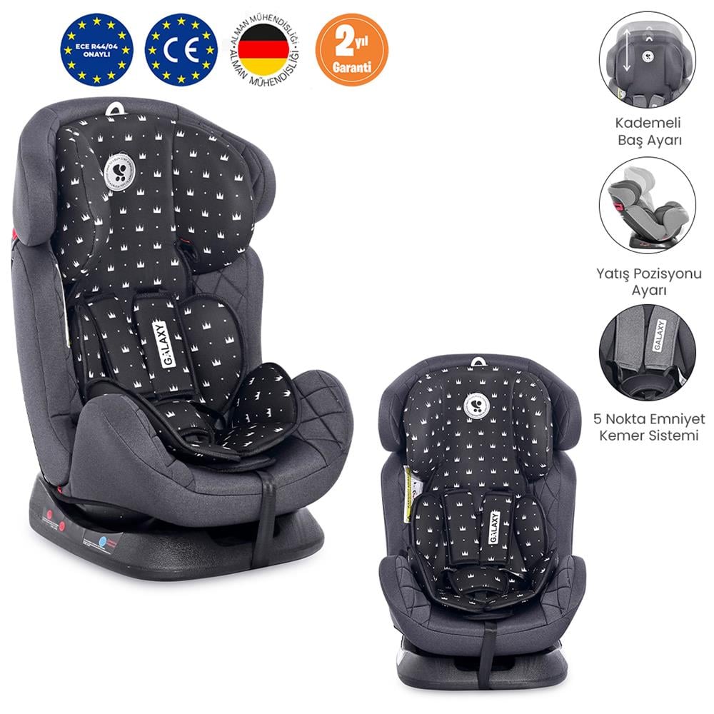 Lorelli Galaxy 0-36 kg Oto Koltuğu - Black Crowns