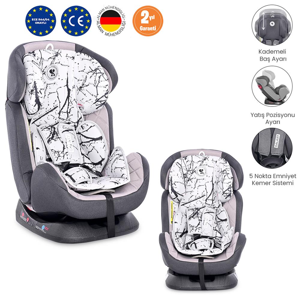 Lorelli Galaxy 0-36 kg Oto Koltuğu - Grey Marble