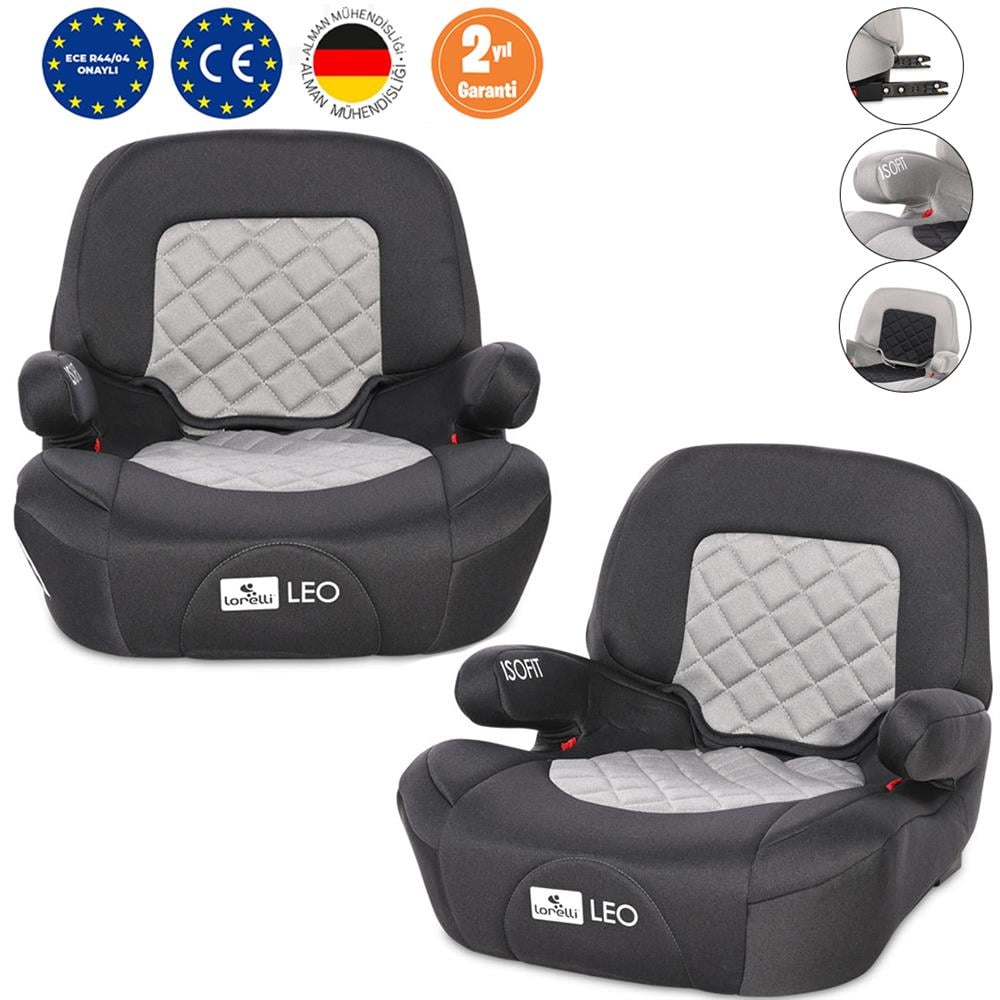 Lorelli Leo Isofit 22-36 KG Oto Koltuğu & Yükseltici – Siyah