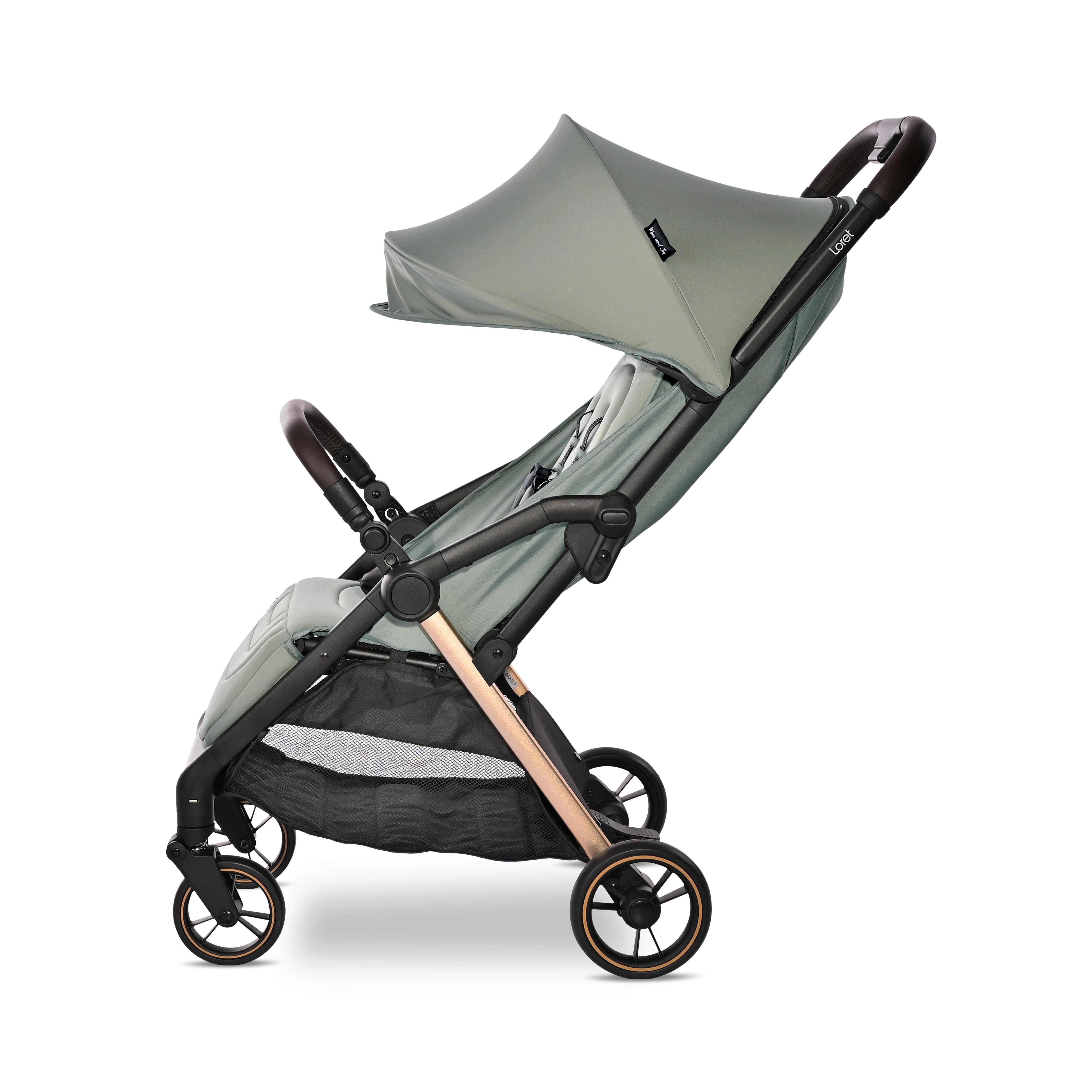 Lorelli Loret Otomatik Katlanan Kabin Boy İkiz & Travel Set Bebek Arabası - Green