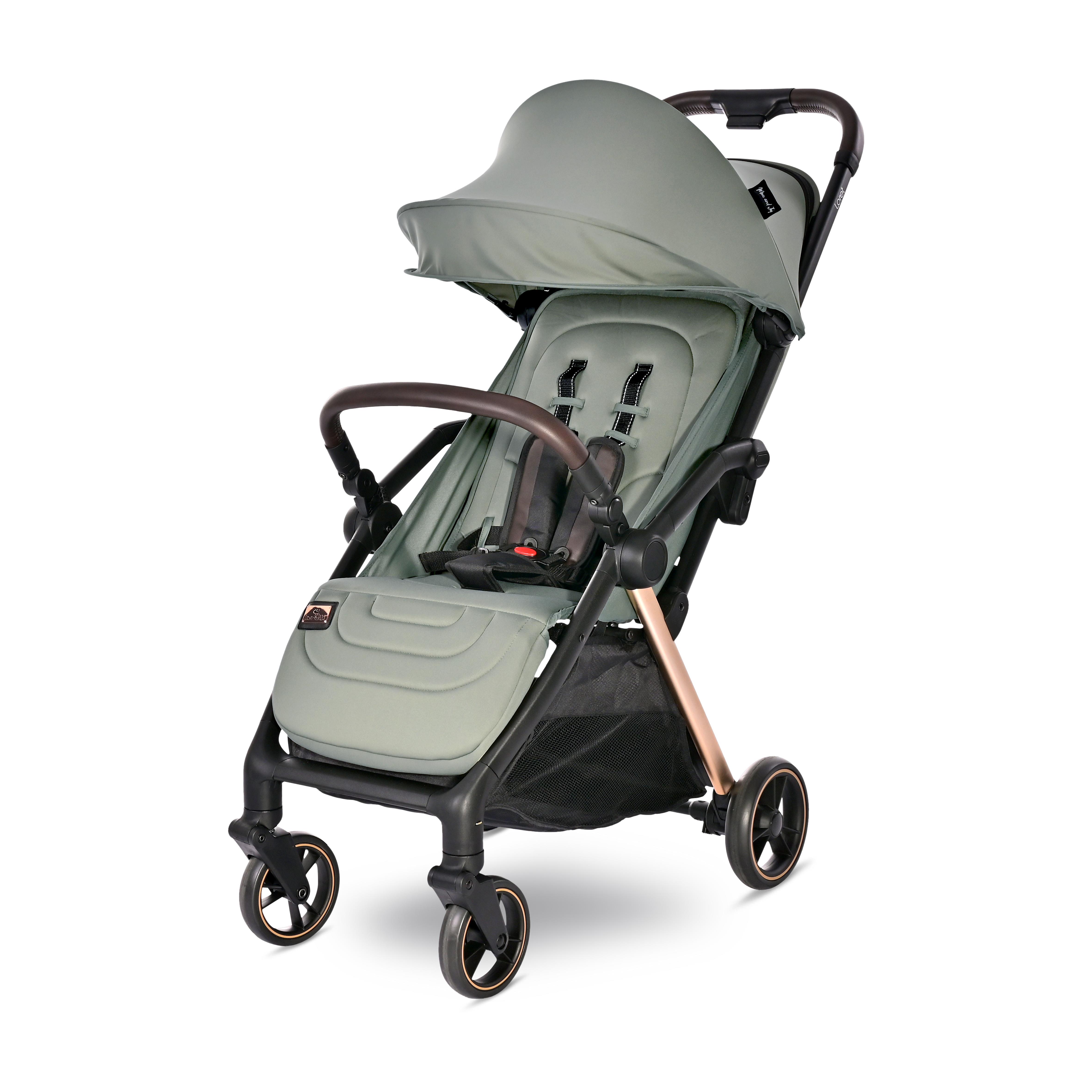 Lorelli Loret Otomatik Katlanan Kabin Boy İkiz & Travel Set Bebek Arabası - Green