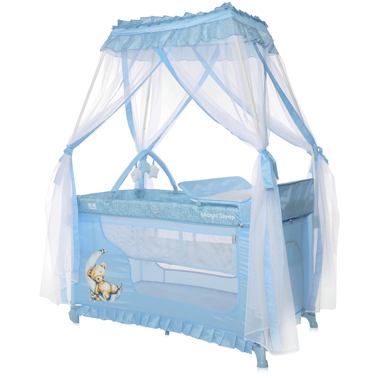 Lorelli Magic Sleep Park Yatak Beşik - Blue Moon Sleeping Bear
