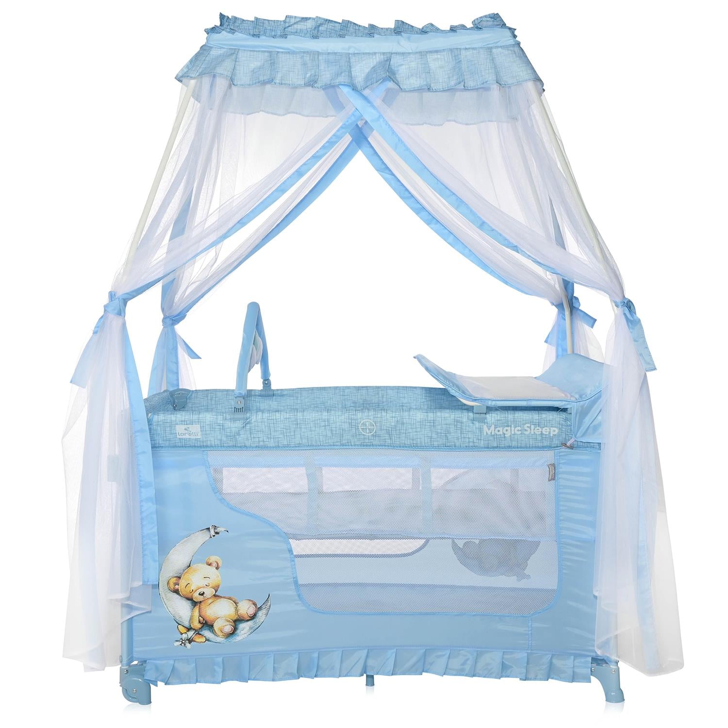 Lorelli Magic Sleep Park Yatak Beşik - Blue Moon Sleeping Bear
