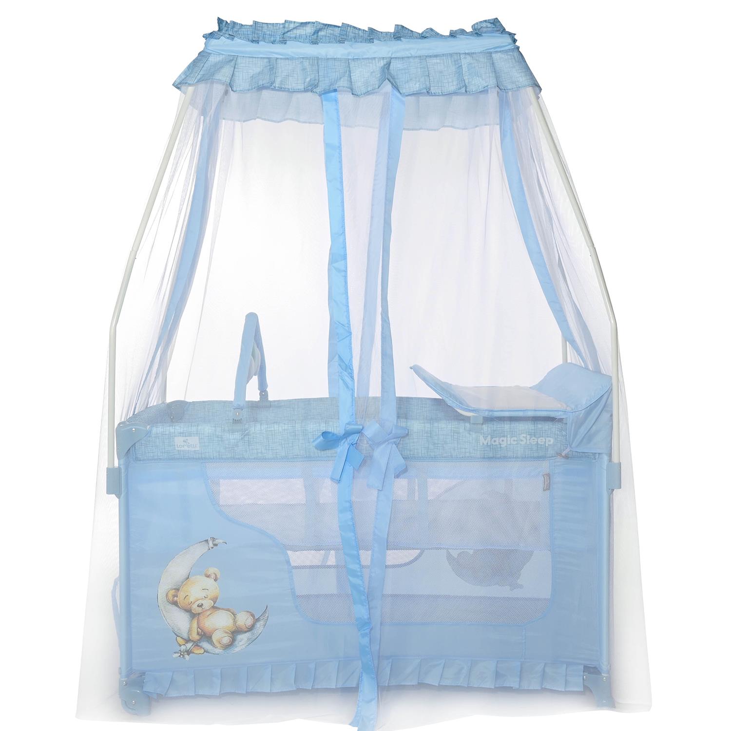 Lorelli Magic Sleep Park Yatak Beşik - Blue Moon Sleeping Bear