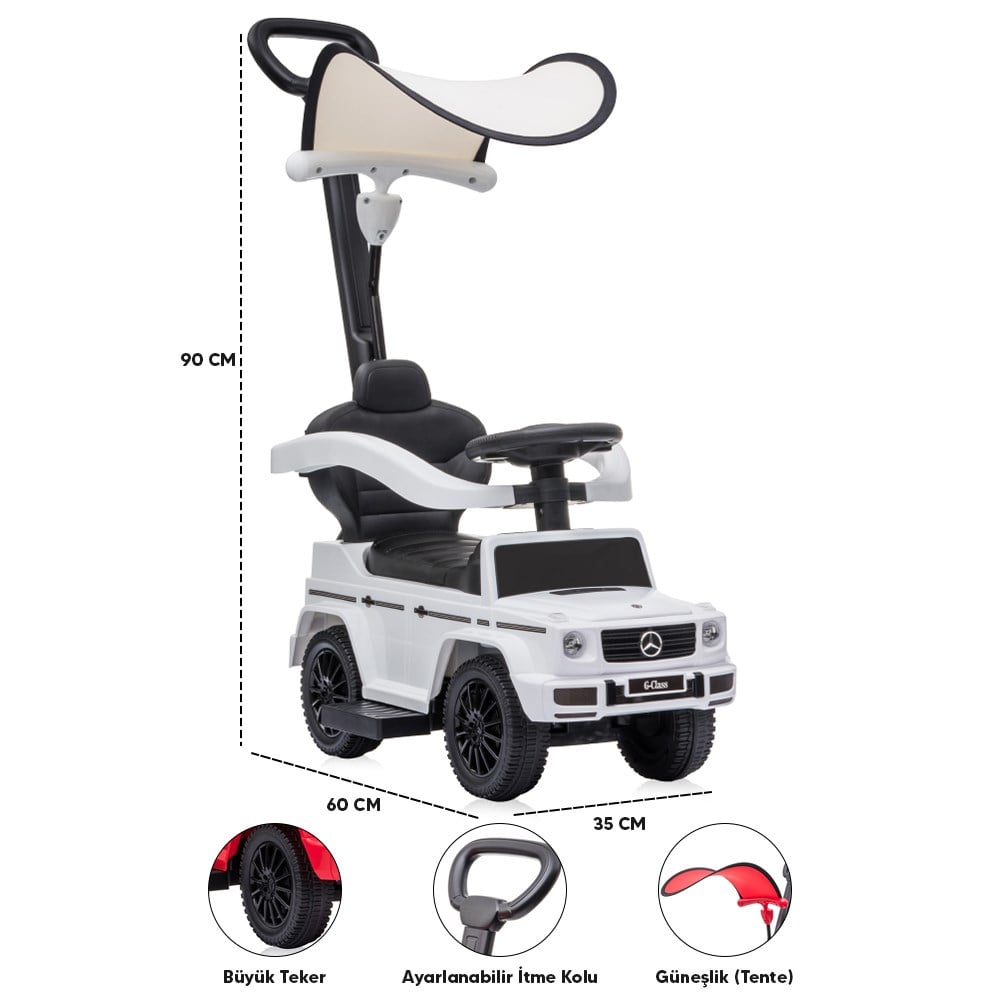Lorelli Mercedes G350D Ebeveyn Kontrollü Çocuk Arabası - White