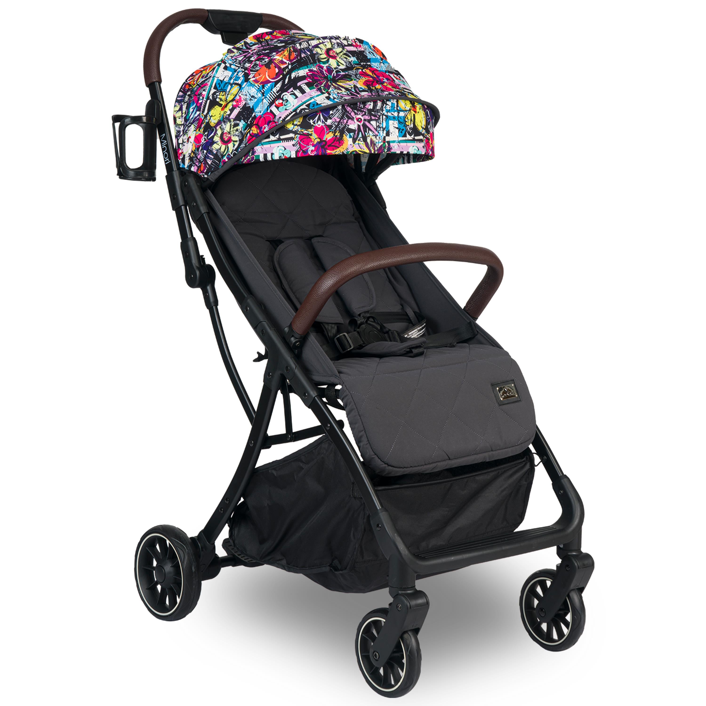 Lorelli Minori Otomatik Katlanır Kabin Boy Bebek Arabası - Magic Flowers