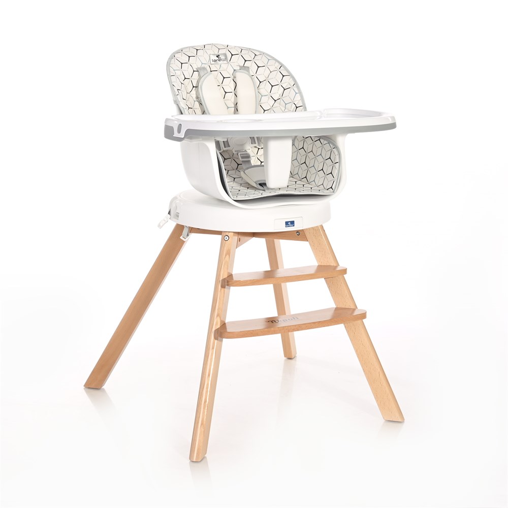 Lorelli Napoli 360 Mama Sandalyesi - Grey Hexagons