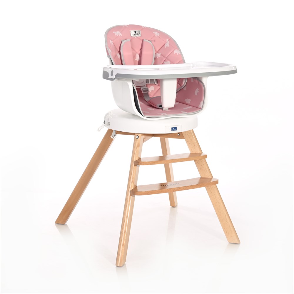 Lorelli Napoli 360 Mama Sandalyesi - Pink Bears