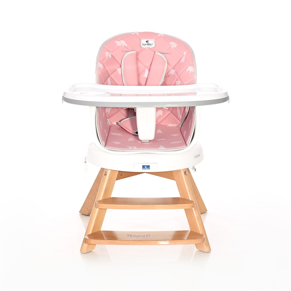 Lorelli Napoli 360 Mama Sandalyesi - Pink Bears