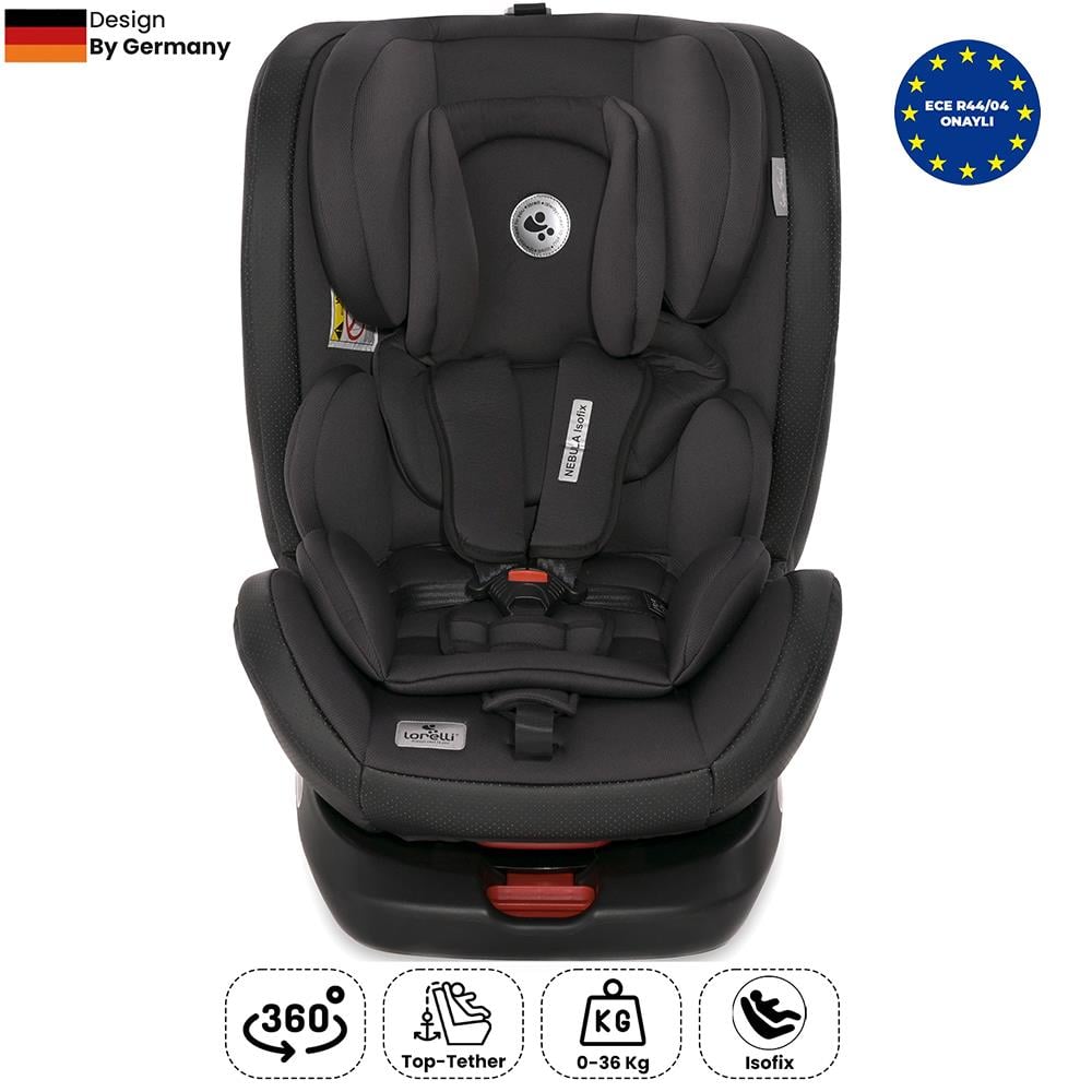 Lorelli Nebula 0-36 Kg İsofix Oto Koltuğu- Black Leather