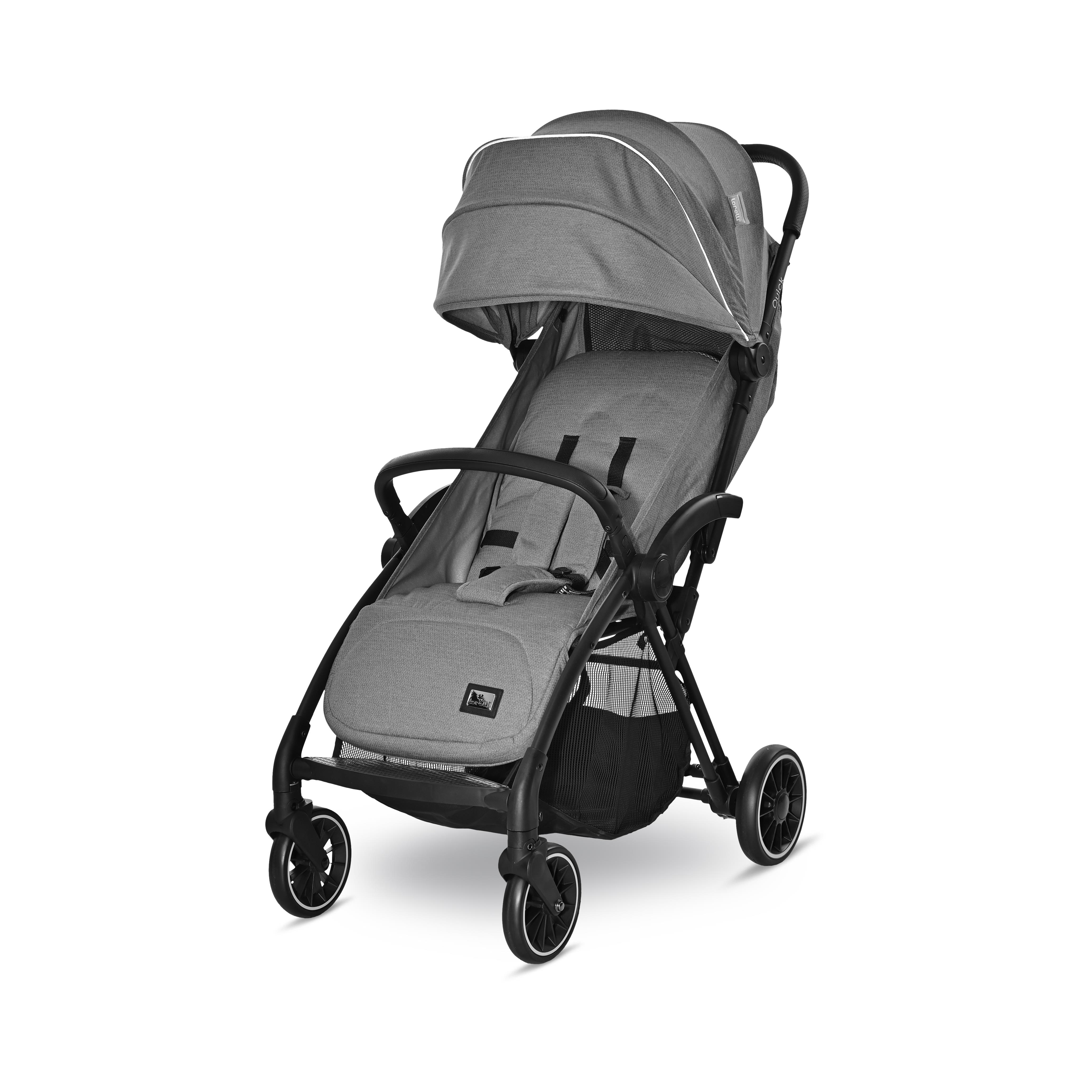 Lorelli Quick Otomatik Katlanan Kabin Boy Bebek Arabası - Grey