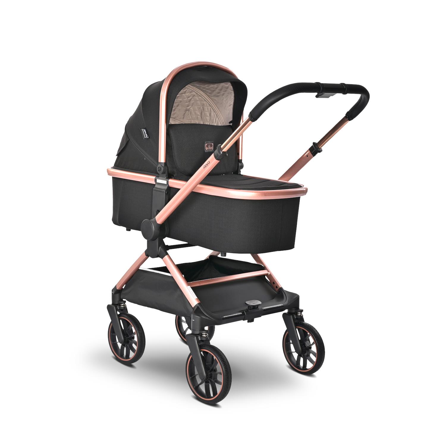 Lorelli Reya 3 in 1 Travel Sistem Bebek Arabası - Black