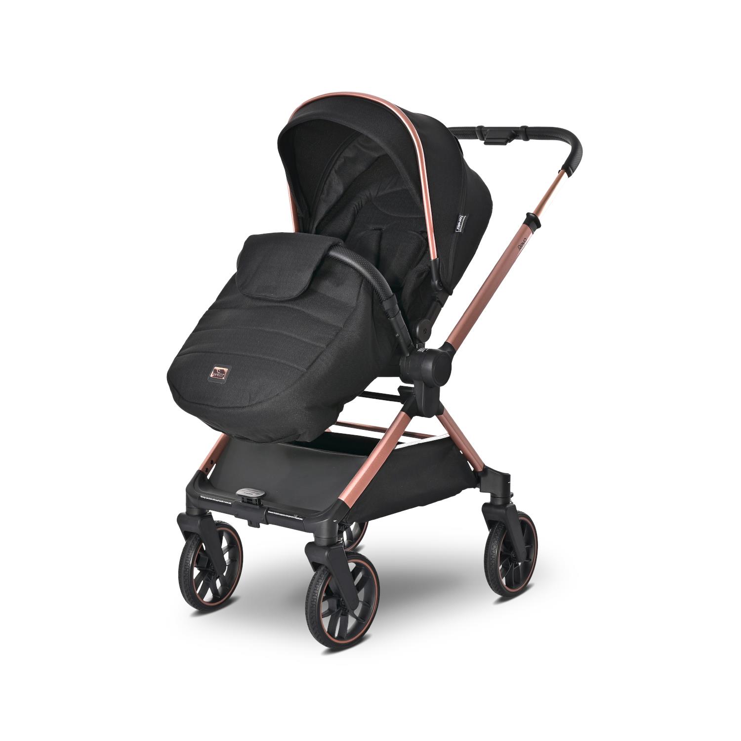 Lorelli Reya 3 in 1 Travel Sistem Bebek Arabası - Black