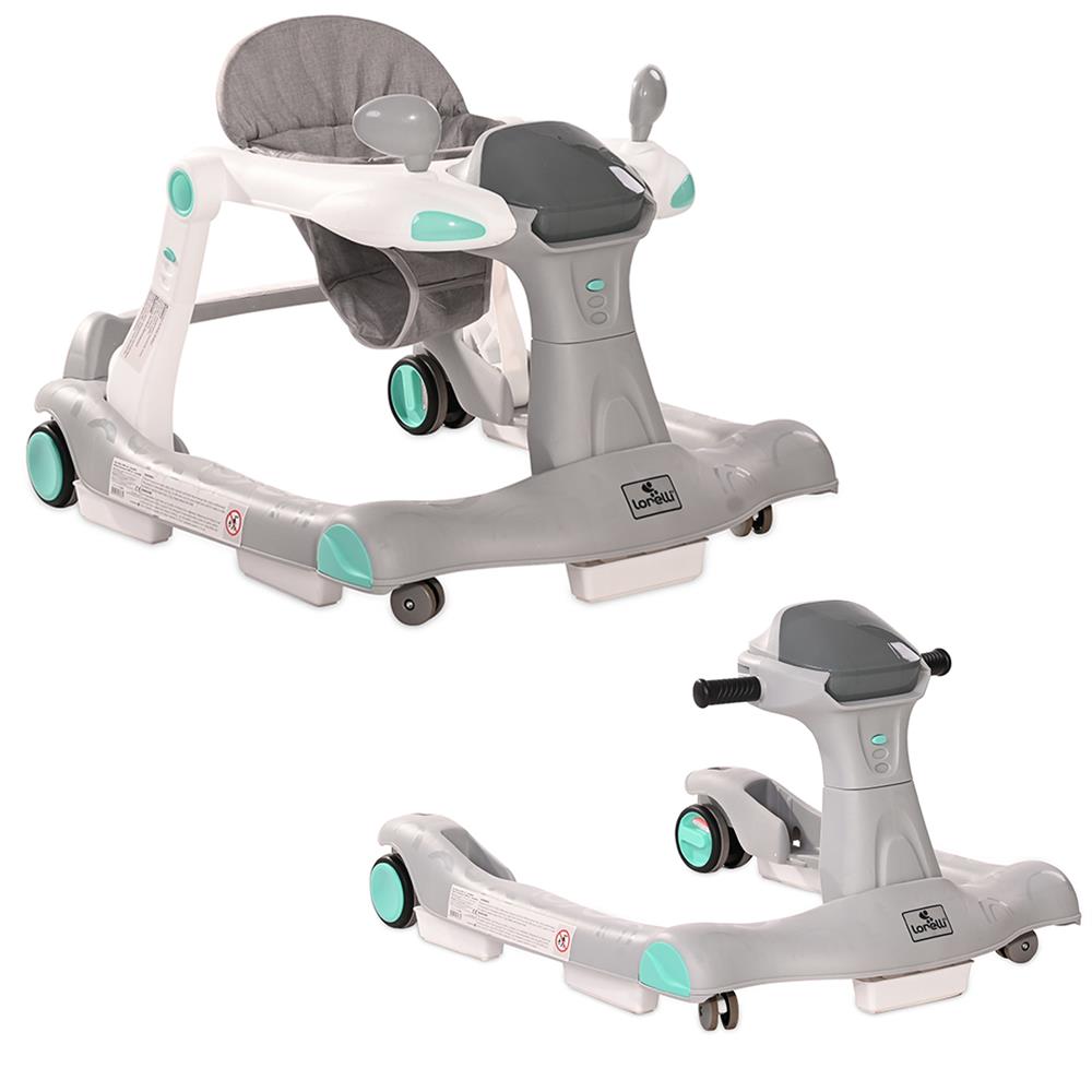 Lorelli Rider 2in1 Yürüteç & İlk Adım Arabası - Grey&White