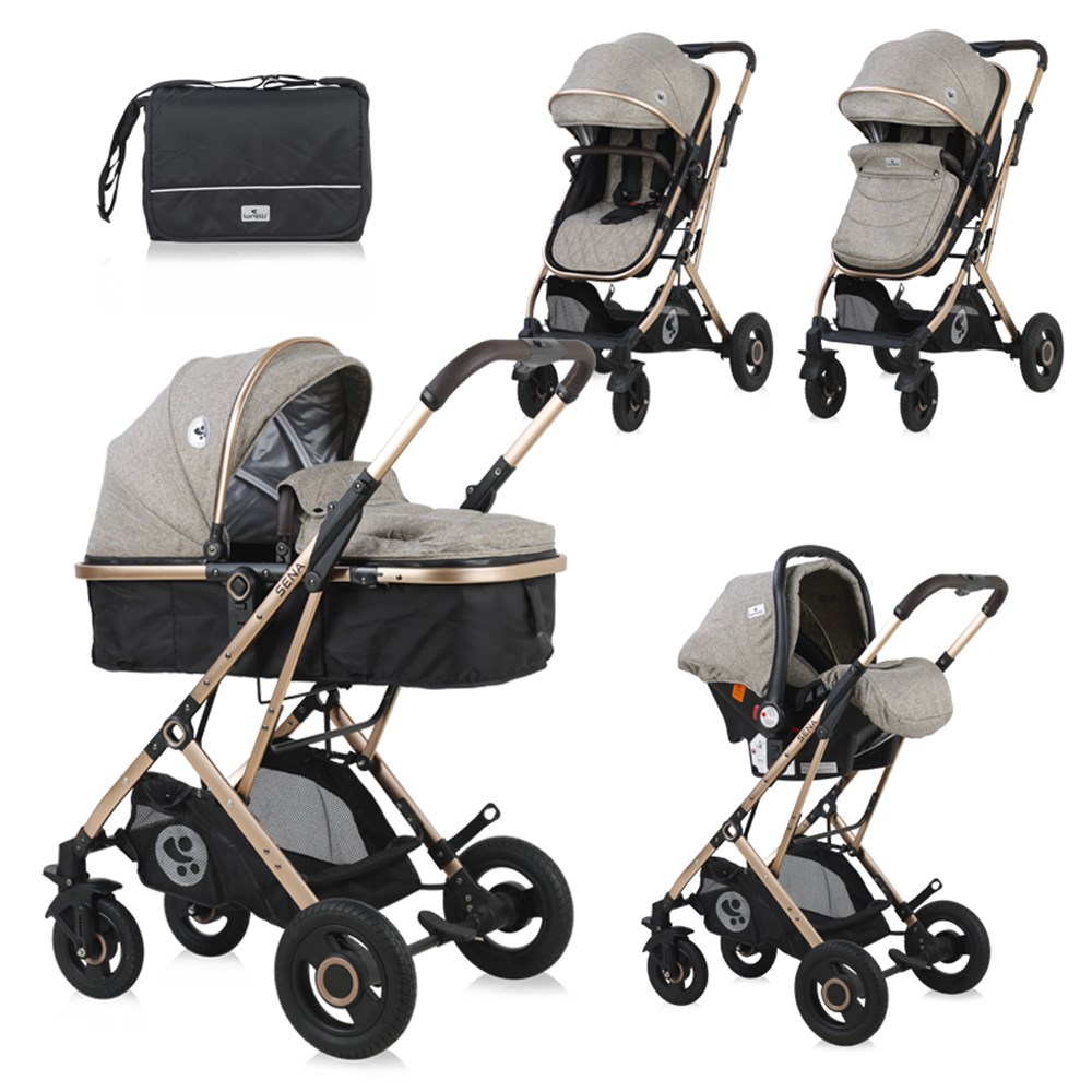 Lorelli Sena Travel Sistem Bebek Arabası - Pearl Beige