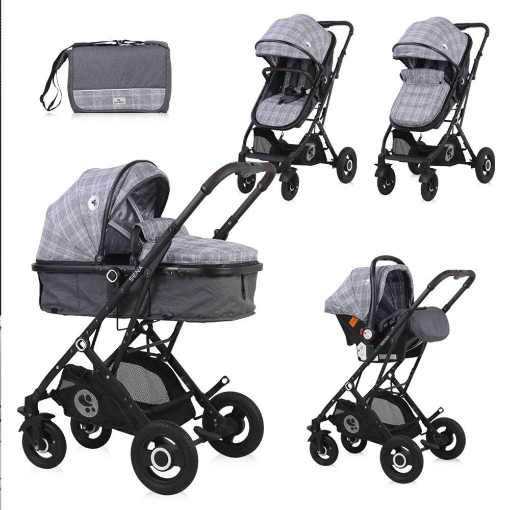 Lorelli Sena Travel Sistem Bebek Arabası - Grey Squared