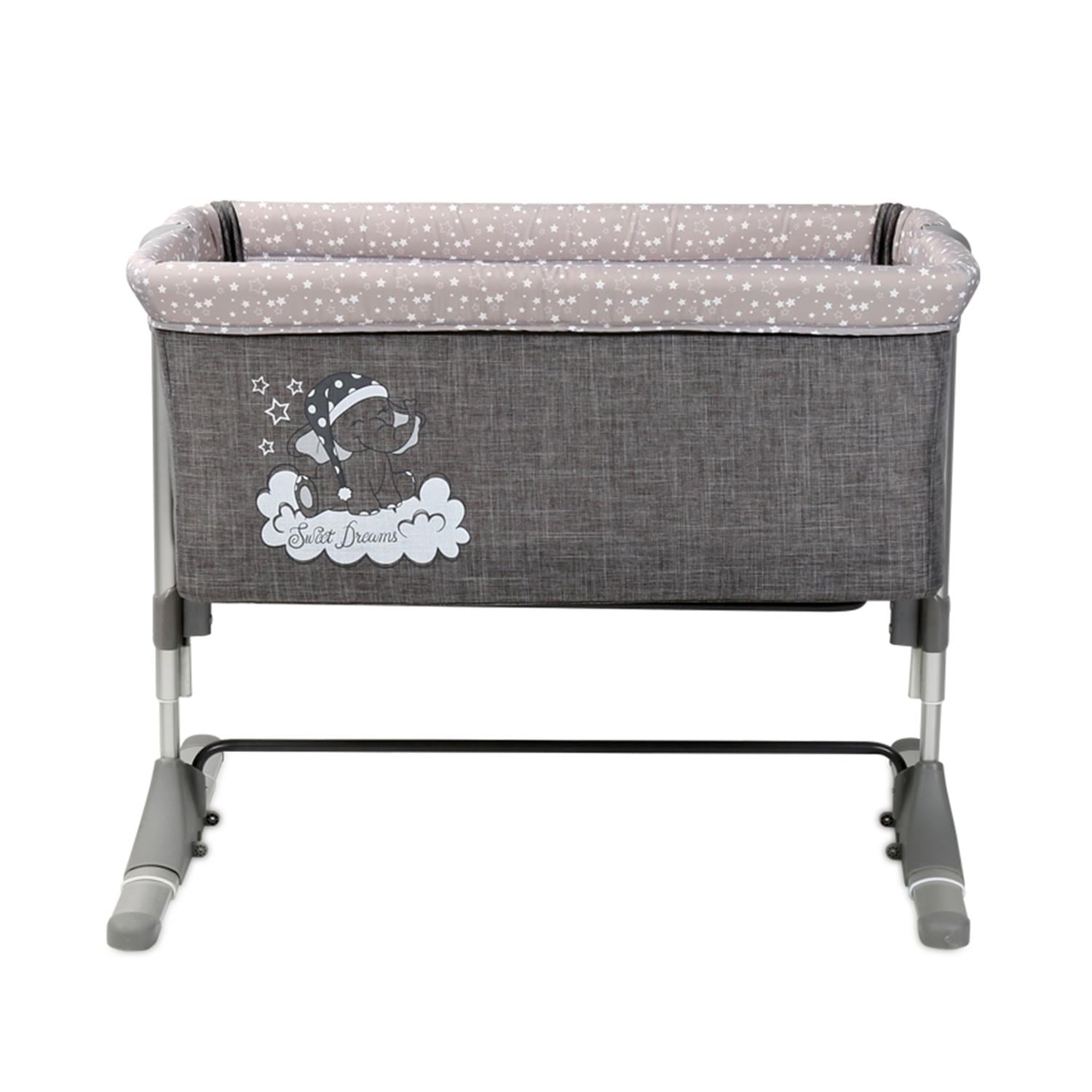 Lorelli Sleep N Care Anne Yanı Beşik - Grey Elephant