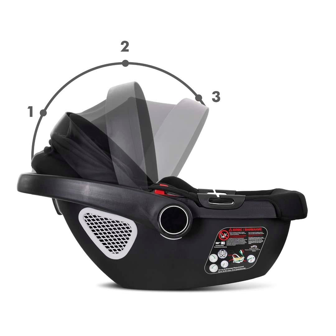 Lorelli Aria Luxe I-Size 40-87CM Taşıma Puset & Oto Koltuğu - Black