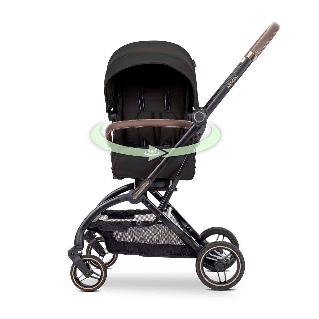 Lorelli MAKAYA 360 Dönebilen Kabin Tipi Bebek Arabası - Black