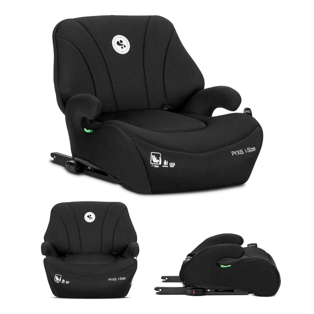 Lorelli Pyxis Fix 125-150 cm New Isofix Oto Koltuğu Yükseltici - Siyah