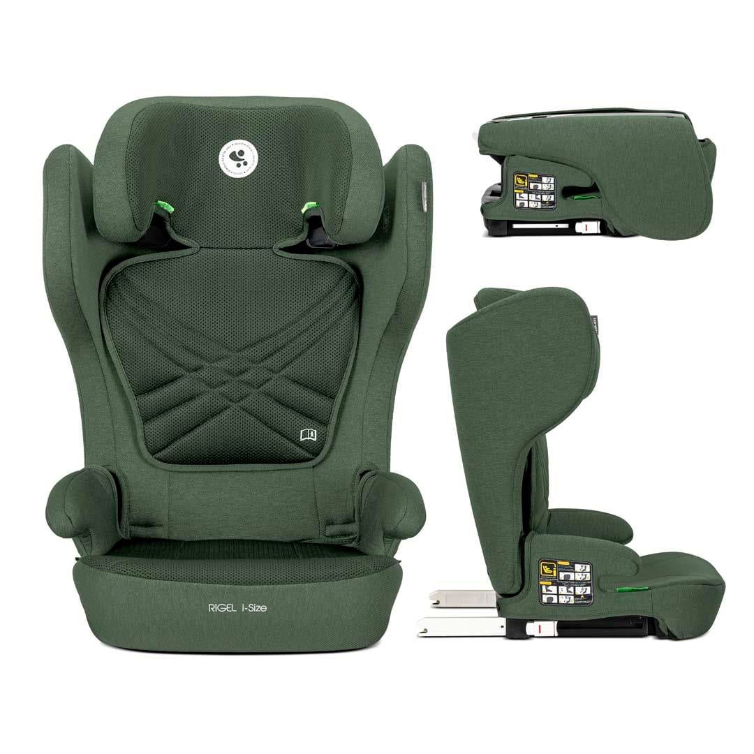 Lorelli RIGEL Katlanır Isofix I-Size 3-12 yaş (100-150 cm) Oto Koltuğu - Green 