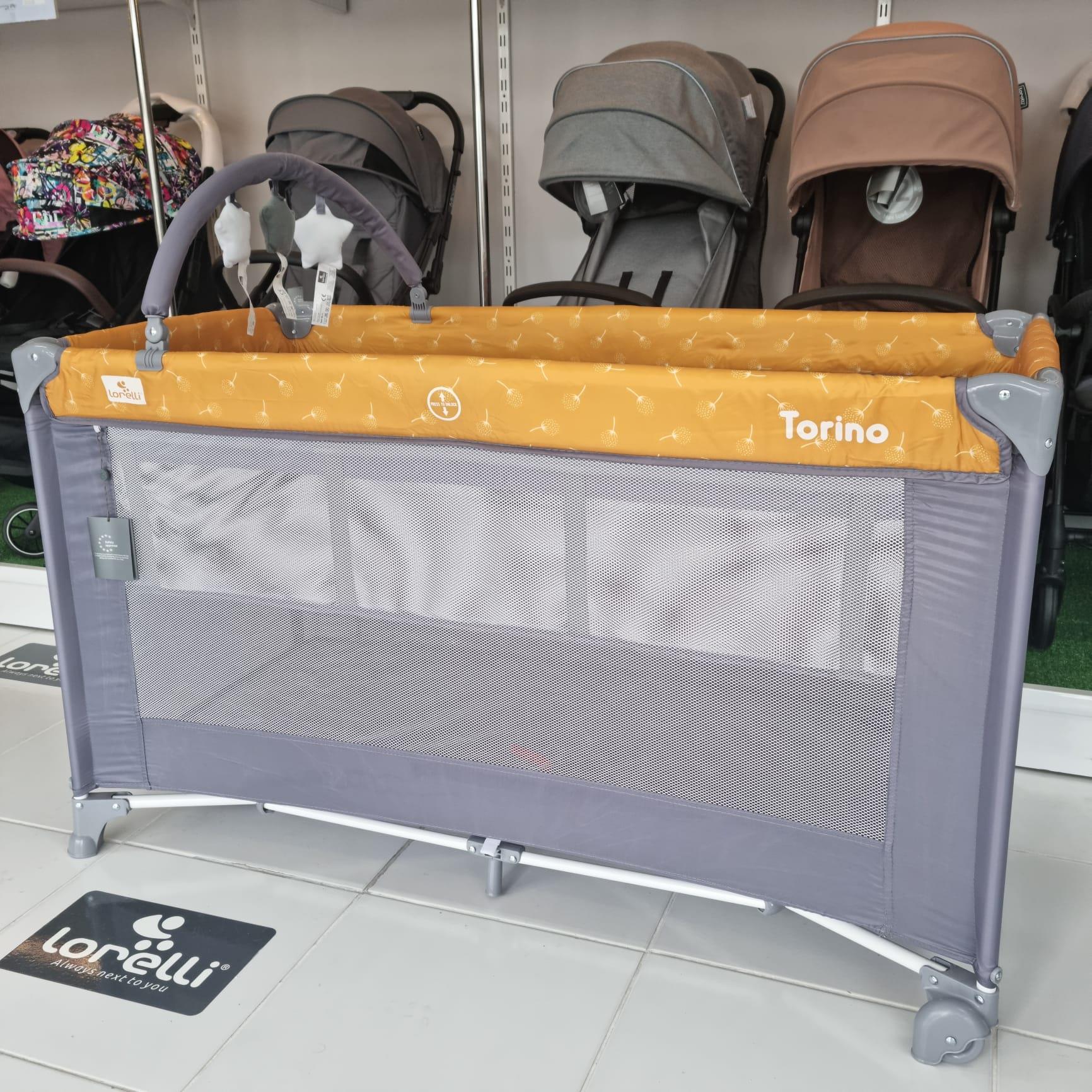 Lorelli Torino 2 Layers Plus Park Yatak Beşik - Lemon Curry Floral