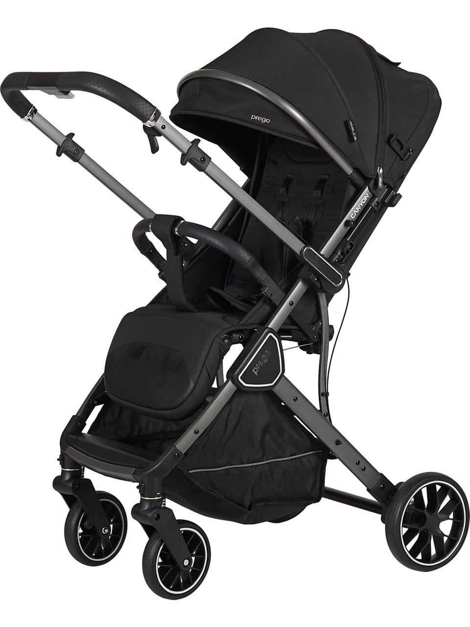 Prego Canyon Çift Yönlü Kabin Boy & Travel Set Bebek Arabası - Black