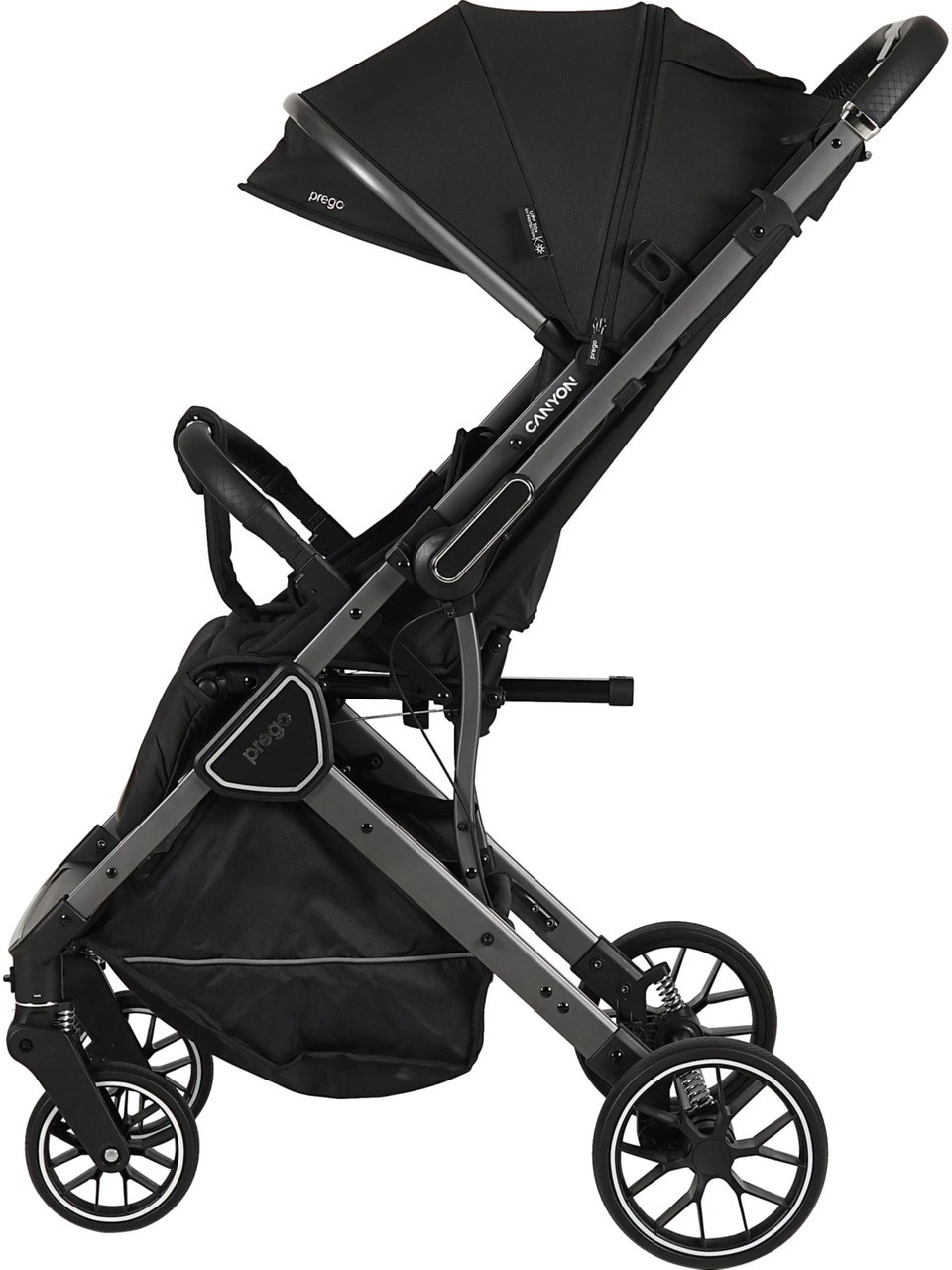 Prego Canyon Çift Yönlü Kabin Boy & Travel Set Bebek Arabası - Black