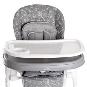  Lorelli Campanella Mama Sandalyesi - Grey Parrots