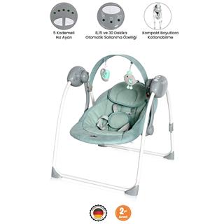 Lorelli Portofino Elektrikli Salıncak - Frosty Green Stars