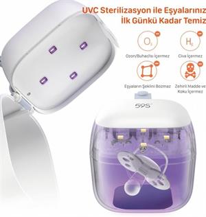 59S S6 Ultraviyole (UVC) Mini Sterilizasyon Kutusu - Beyaz