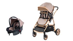 Baby Care Bc-315 Safari Trio Travel Puset  Kahve ( N )