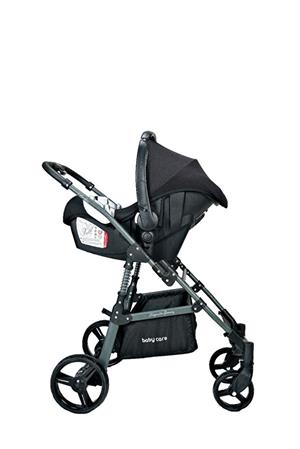 Baby Care Bc-360+2  Berlin Travel Sistem Bebek Arabası Siyah S