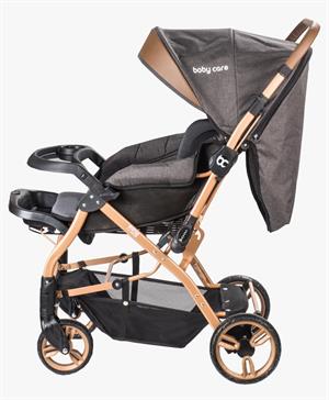 Baby Care Bc-65 Capron Çift Yönlü Puset Gold-Siyah ( Z )