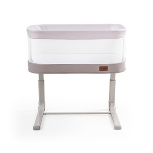 Baby2go 2450 Magnolia Kademeli Anne Yanı Otomatik Müzikli Lüks Beşik Açık Gri
