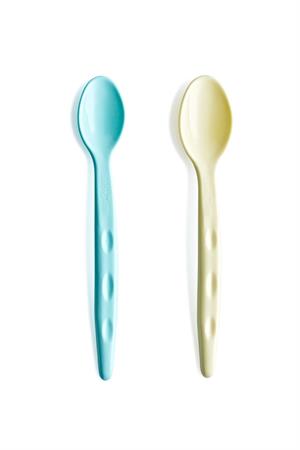 Babyjem 2Li Mama Kaşığı Yeşil-Sarı 494