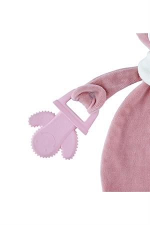 Babyjem Diş Kaşıyıcılı Uykucu Ayıcık Gül Kurusu 680