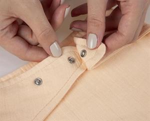 Babyjem Emzik Askılı Müslin Önlük Somon 837