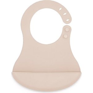 Babyjem Mini  Silikon Önlük Ekru 718
